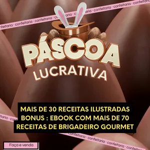 Imagem de capa para o Ebook Receitas de Ovos de Pascoa
