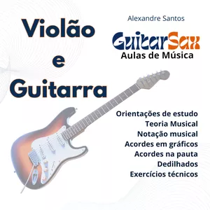 Imagem de capa para o Ebook Violão e Guitarra - Fundamentos Básicos para Iniciantes