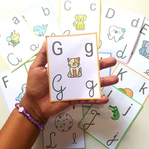 Imagem de capa para o Ebook Fichas Alfabeto - Cursivo e Bastão 