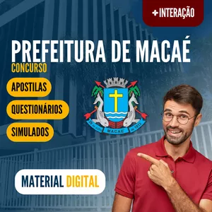 Imagem do curso Material Digital para Concurso da Prefeitura de Macaé