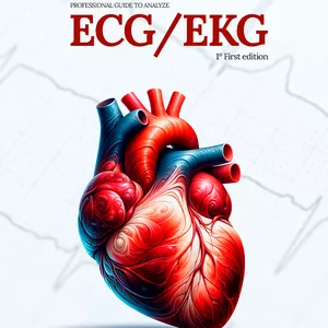 Cover image for Ebook ECG Guide - Eletrocardiogram - 83 pages - Digital Content
