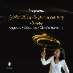 Imagen de portada para Curso online Sintoniza con tu frecuencia más elevada: ángeles, cristales y diseño humano