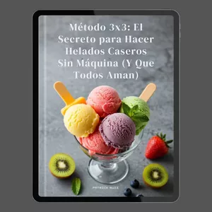 Imagen de portada para Ebook Método 3 x 3: El Secreto Para Hacer Helados Caseros Sin Maquina. (Y Que Todos Aman)😍🍨