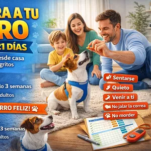 Imagen de portada para Ebook Adiestra a tu perrito en casa solo en 21 días