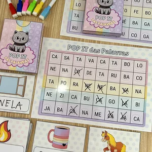 Imagem de capa para o Ebook Pop It das Palavras