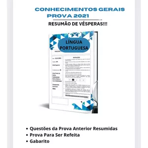 Imagem de capa para o Ebook RESUMÃO DE VÉSPERAS: LÍNGUA PORTUGUESA