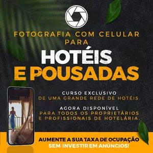 Imagem do curso Fotografia com Celular para Hotéis e Pousadas