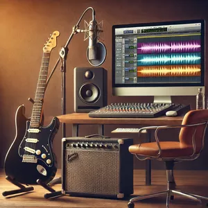 Imagem de capa para o Curso online Gravando Guitarras: Da Preparação ao Produto Final