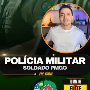 Imagem de capa para o Curso online PMGO Soldado - Turma de Elite
