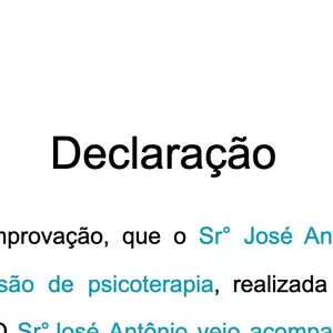 Imagem de capa para o Ebook Modelo editável de Declaração Psicológica 