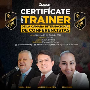 Imagen de portada para Curso online Trainer de la Camara Internacional de Conferencistas 