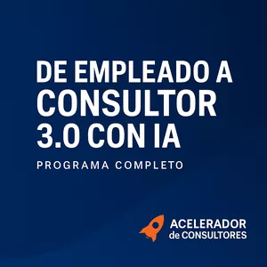 Imagen de portada para Curso online De Empleado a Consultor 3.0 con IA