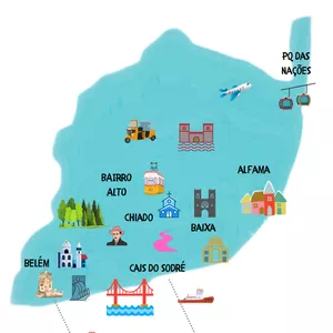 Imagem de capa para o Ebook Lisboa para Crianças - Caça tesouros 