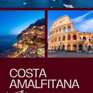 Imagem de capa para o Ebook E-book: Guia Costa Amalfitana e Roma