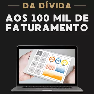Imagem de capa para o Ebook Da dívida aos 100 mil de faturamento com gestão de Milhas