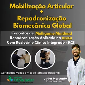 Imagem de capa para o Curso online MOBILIZAÇÃO ARTICULAR + RBG NA MACA
