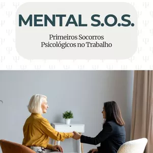 Imagem de capa para o Ebook Mental S.O.S. - Primeiros Socorros Psicológicos no Trabalho.