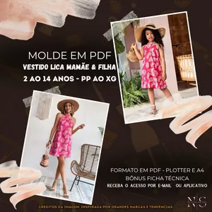 Imagem de capa para o Curso online ✨[Molde em PDF] - Vestido Lica Mamãe &amp; Filha ID 3649753✨