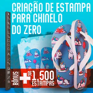 Curso para Iniciantes de Criação de Estampas para Chinelos