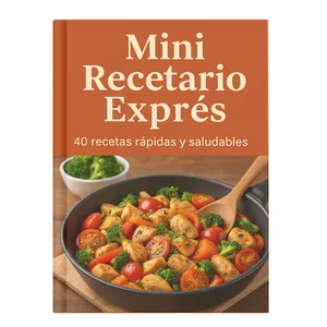 Imagen de portada para Ebook Mini Recetario Exprés” 