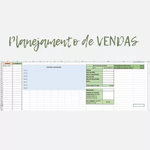 Imagem de capa para o Curso online Planilha de planejamento de vendas