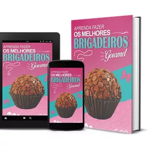 Imagem de capa para o Ebook Brigadeiro Gourmet Lucrativo- Faça e Venda