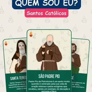 Imagem de capa para o Ebook Jogo: Quem sou eu? Santos Católicos