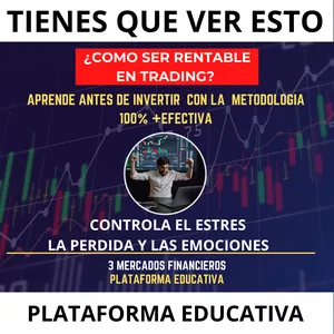 Imagen de portada para Curso online Curso Basico ¿Como ser rentable en Trading? modo principiante 