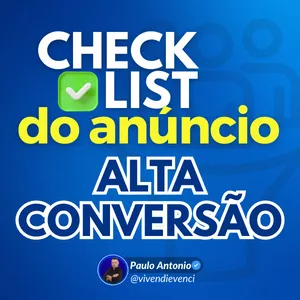 Imagem de capa para o Ebook CHECK LIST DO ANUNCIO DE ALTA CONVERSÃO