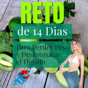 Imagen de portada para Ebook Reto 14 Días para Perder  Peso y Desintoxicar el Hígado