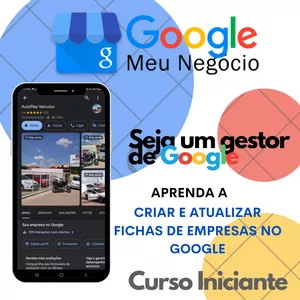 Imagem de capa para o Curso online Curso Prático Cadastro de Empresas no Google e Gestão de Negócios Locais