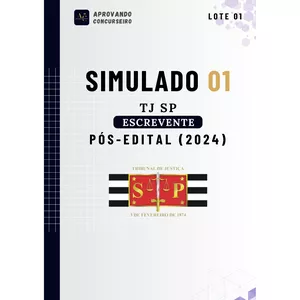 Imagem do curso 07 Simulados TJ SP - Escrevente (Pós edital 2024)