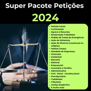 Imagem de capa para o Curso online Super Pacote Petições 2024
