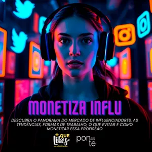 Imagem de capa para o Curso online Mais Que Likes - Monetiza Influ