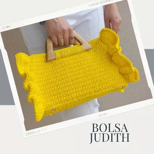 Bolsa Judith - Curso de Crochê>