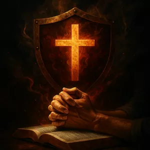 Imagen de portada para Ebook ⚔️ 30 Oraciones Bíblicas Secretas y Prohibidas: El Escudo Oculto Que Destruye Maldiciones y Aniquila Ataques del Mal para Proteger a Tu Familia y a Tus Hijos