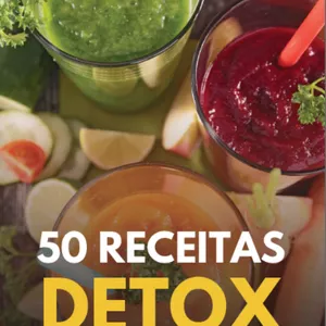 Imagem de capa para o Ebook 50 Receitas Detox