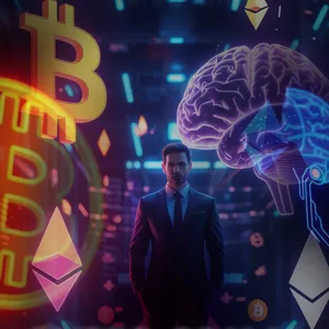Imagem de capa para o Ebook CRIPTO COM IA - Como Investir em Criptomoedas usando IA (Mesmo Começando do Zero)