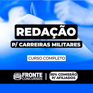 Imagem do curso REDAÇÃO | CARREIRAS MILITARES