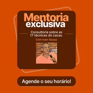 Imagem de capa para o Serviço online Consultoria para alta produtividade na cacauicultura com Ivan Sousa, criador do projeto cacau 500