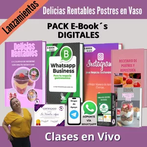 Imagen de portada para Ebook Postres en Vaso Delicias Rentables 