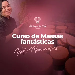 Imagem de capa para o Curso online Curso de Massas Fantásticas com Val Maracaipes