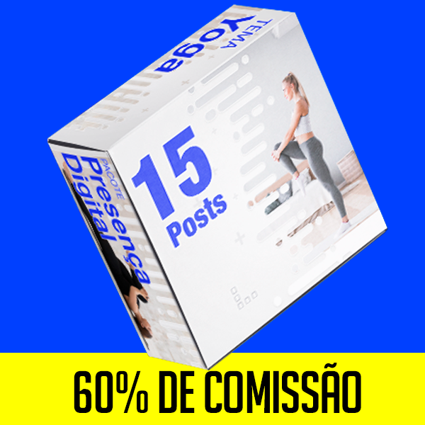 Imagem do curso Pacote de Post para Yoga - CMZ (15 Posts)