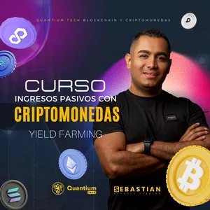 Imagen de portada para Curso online Ingresos Pasivos con Criptomonedas - Yield Farming