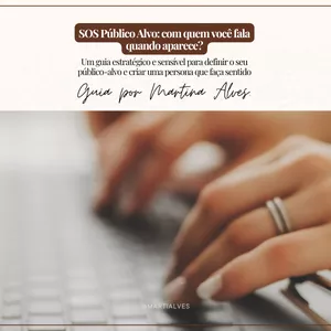 Imagem de capa para o Ebook SOS Público Alvo: Com quem você fala quando aparece?