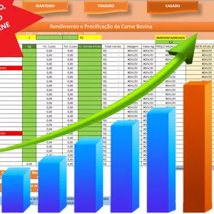 Imagem de capa para o Curso online PLANILHA DE RENDIMENTO E PRECIFICAÇÃO CARNE BOVINA