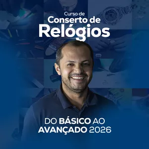 Imagem de capa para o Curso online Curso de conserto de relógios (Completo)