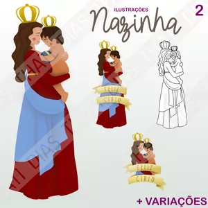 Imagem de capa para o Curso online Ilustração Nossa Senhora de Nazaré 2 - Círio de Nazaré 2024