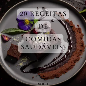Imagem de capa para o Ebook  20 receitas de comidas saudáveis.