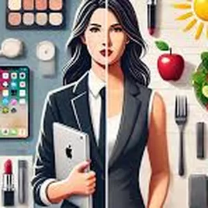 Imagem de capa para o Ebook  Vida Saudável e Produtividade Inteligente – Como Equilibrar Trabalho e Bem-Estar